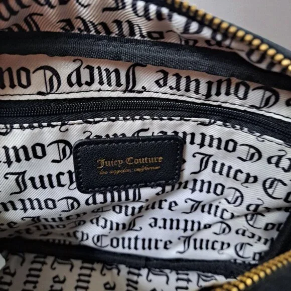 Juicy Couture Black Heritage Crossbody Camera Bag NWT - Picture 7 of 9